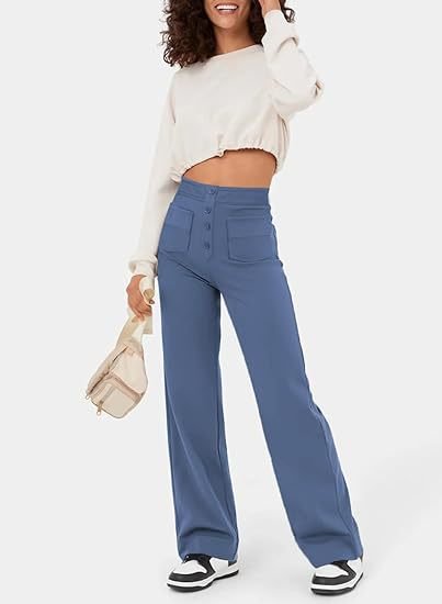 Lucia | High-waisted elastic casual pants